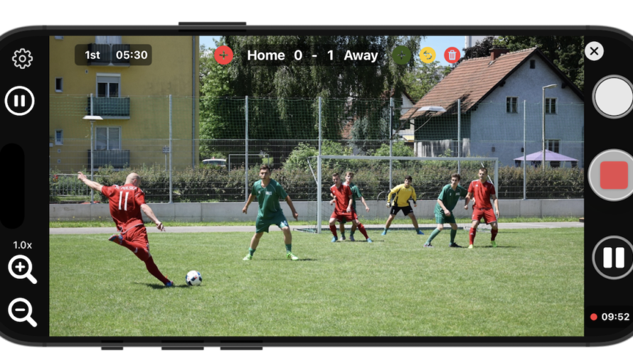 「試合動画の撮影、もうちょっとラクにならない？」現場の撮影係にそっと推したい、専用アプリという選択肢、の巻